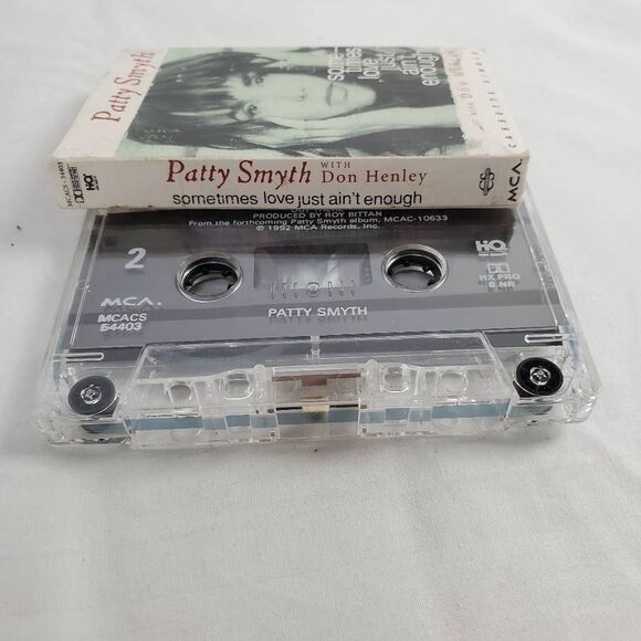 Patty Smyth with Don Henley – Sometimes Love Just Ain’t Enough Cassette Single ( - Picture 3 of 3